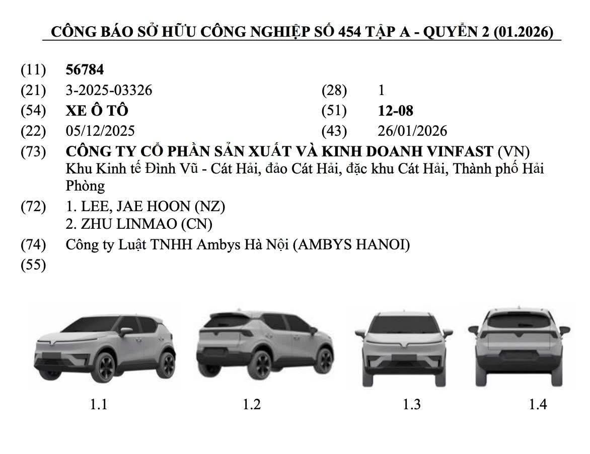 Giá xe vf5 all new